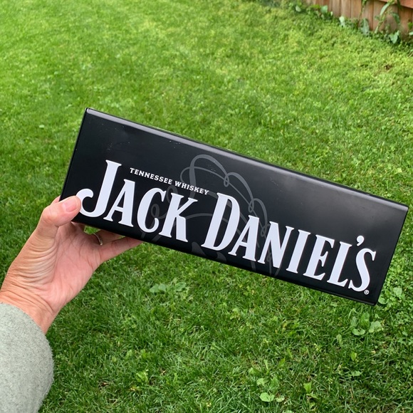 Tin container collectible Jack Daniels black white - Picture 8 of 11